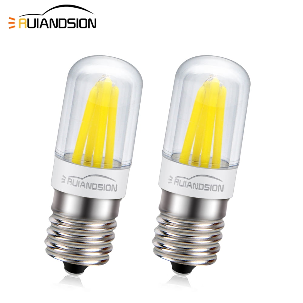 Ruiandsion E17 LED Appliance Bulb 2W 110130V High Output White Light 6000K 400lm for Microwave