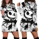 thumbnail image 3 of Vestido con capucha de Jack Skellington, suéter, vestido de moda de Disney, sudadera, vestido con capucha con estampado 3D por todas partes para mujer, 3 of 5