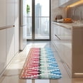 thumbnail image 4 of Rainbow Ethnic Pattern Kitchen Rug Mat,Kitchen Runner Rugs Non Skid Washable,Decorative Kitchen Floor Mats for Kitchen,Sink,Laundry,17"x47.2", 4 of 7