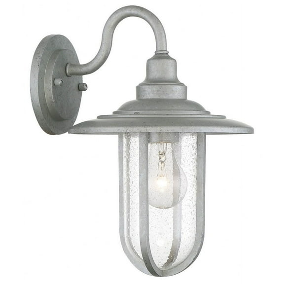 Minka Lavery Signal Park 13 1/4" High Galvanized Outdoor Wall Light