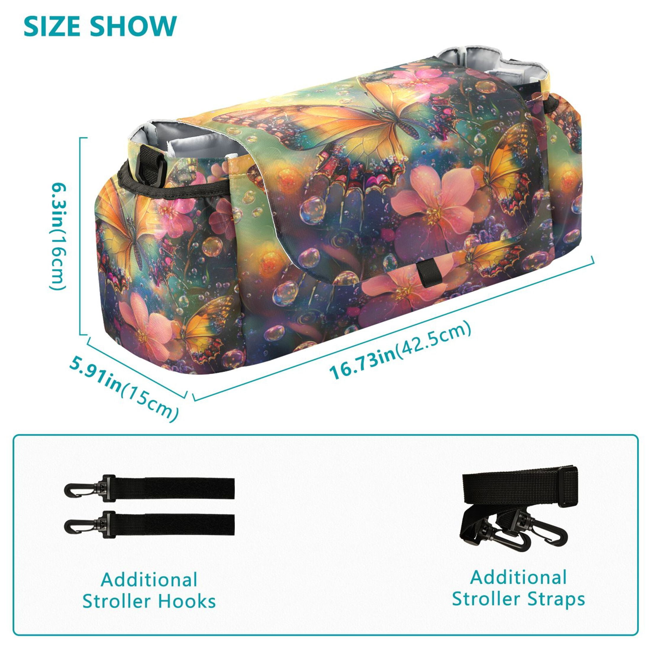 DIXRUYEE Stroller Organizer Whispers Of Spring Printed