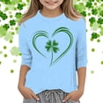 thumbnail image 2 of Shadoumai St Patrick's Day Shirt for Kids Boys Fashion Graphic Lightweight Short Sleeve Saint Patrick's Tops Cozy Kids' Summer Clothing, 2 of 4