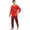 Dad, variant on Family Matching Christmas Pajamas, Merry Christmas Letter Print Long Sleeve Tops with Plaid Pants, Holiday Sleepwear for Family