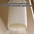 thumbnail image 4 of Magnetic Mouthwash Cup Toothbrush Holder Bathroom, Plastic Inverted Rinsing Cup with Suction Base, Dirt Proof Watertight Tooth Brushing Organizer, Wall Mount Wash Cup for Vanity Shower Travel, 4 of 6