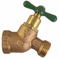 Arrowhead Brass & Plumbing 263LF 0.5 in. Female Iron Pipe x 0.75 in. Hose Connection Red Brass- Hose Bibb