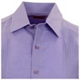 thumbnail image 2 of Manchester Guayabera Slim Fit Puño Convertible  Lavanda, XG Manchester 41666C, 2 of 4