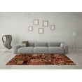 thumbnail image 3 of Ahgly Company Indoor Rectangle Patchwork Brown Transitional Area Rugs, 7' x 10', 3 of 4