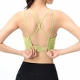 thumbnail image 3 of Women's Sexy Large Size Integrated High Strength Shockproof Yoga Running Fitness Sports Bra Women Wireless Bra Women Bras Bra plus Size Women Semi Bra Workout Bra for Women Wireless Bras for Women, 3 of 4