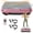 Rose Red, variant on LuckyNote High‑Frequency Oscillating Vibration Plate, Whole Body Fitness Machine with Remote Control & Resistance Bands, Home Gym, Black