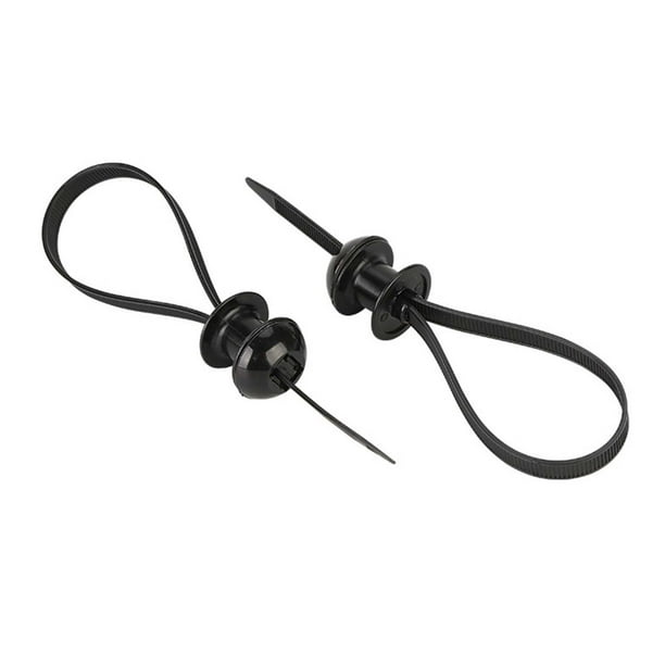 Bridas de nylon 100Pcs para reparación de coches - Bridas de plástico de alta resistencia con cerradura de botón para emergencias en coche, en casa y en bricolaje