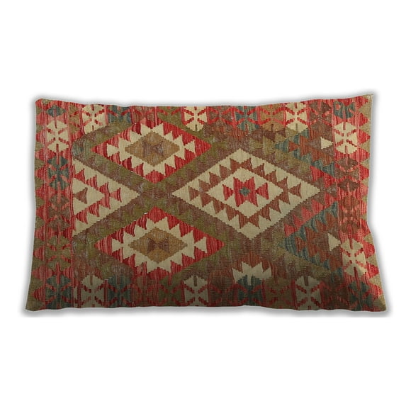 Ahgly Company Outdoor Rectangular Contemporary Lumbar Throw Pillow, 13 inch by 19 inch