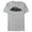 Athletic Heather, variant on Men's Batman Logo Hidden Wing Graphic Tee Silver Large