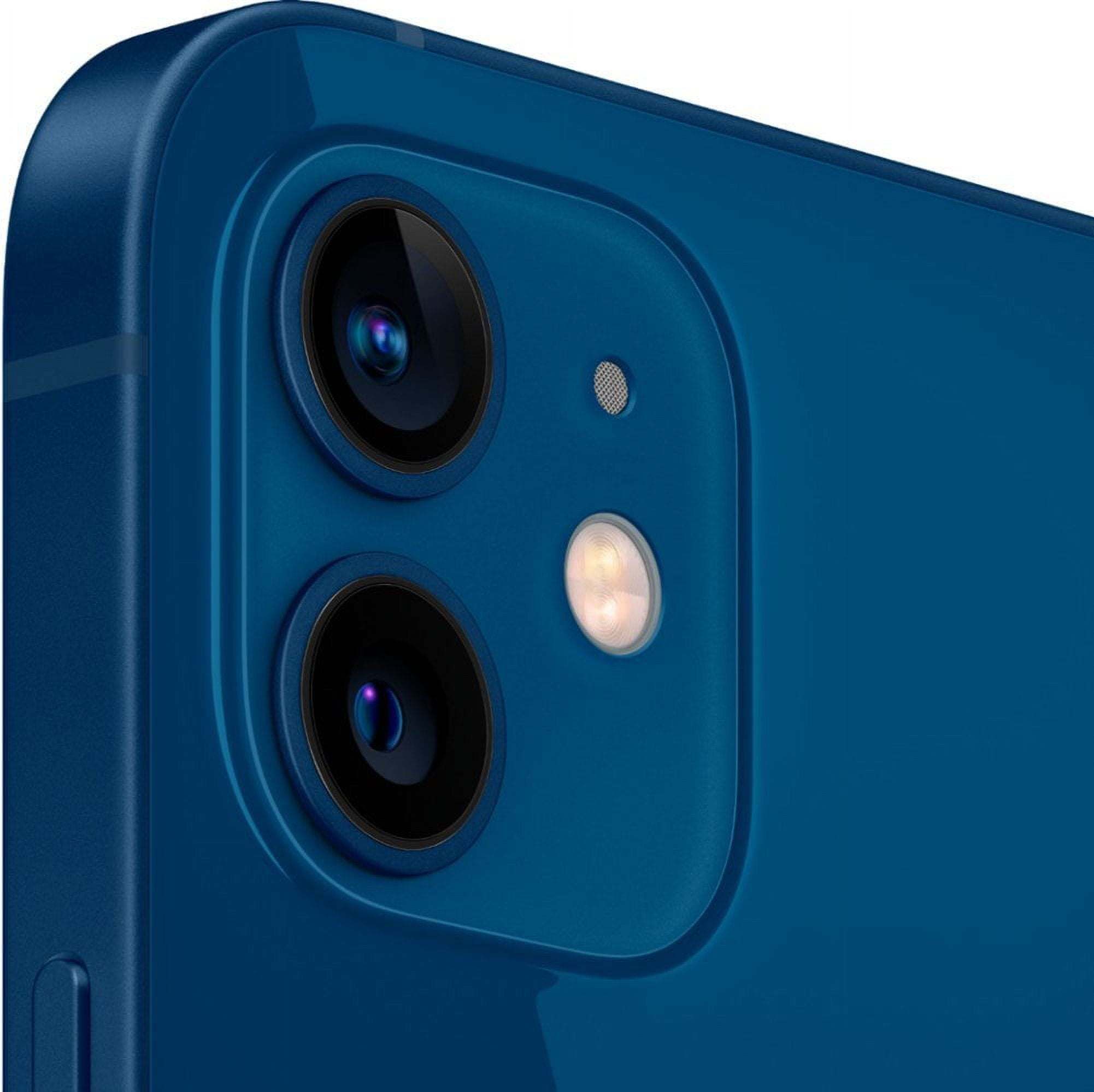 Restored Apple iPhone 12 - Straight Talk / Tracfone - 256 GB Blue (Refurbished)