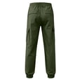 thumbnail image 5 of WERYOUNG Boys Girls Cargo Pants Elastic Drawstring Waist Straight Leg Joggers Trousers Kids Loose Fit Back To School Pants 5-6 Years, 5 of 5