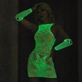 thumbnail image 1 of Mono luminoso, nuevo material, medias reflectantes luminosas y sexis, calcetines sexys huecos, 1 of 5
