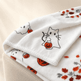 thumbnail image 2 of Halloween Flannel Throw Blanket,Soft Warm Decorative Cover Blanket,Stylish Sofa Couch Accessory for Bedroom Living Room Fall Holiday Indoor Home Party Layout, 2 of 6