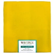 Waverly Inspirations Cotton 18" x 21" Fat Quarter Solid Sunshine Print Fabric, 1 Each