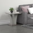thumbnail image 2 of Napoli Modern Faux Marble/Stainless Steel Accent Table in Gray, 2 of 8