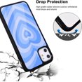 thumbnail image 2 of HTOOQ Brown Love Heart Coffee Latte Printed Cases for iPhone XR，Shockproof Soft Silicone Hard Back Scratch Resistant Girly Cartoon Protective Cover Abstract Painting Art Design Case, 2 of 6