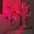 thumbnail image 2 of Decoración de San Valentín Efunly: árbol de abedul iluminado de 61 cm, USB y pilas, 2 of 5