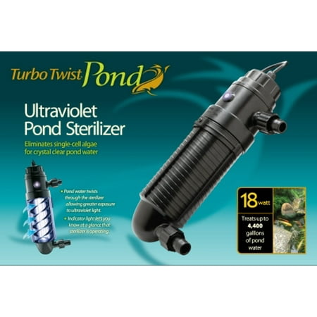Coralife Turbo-Twist 15604 Ultraviolet Pond Sterilizer, 18 watt, 6X