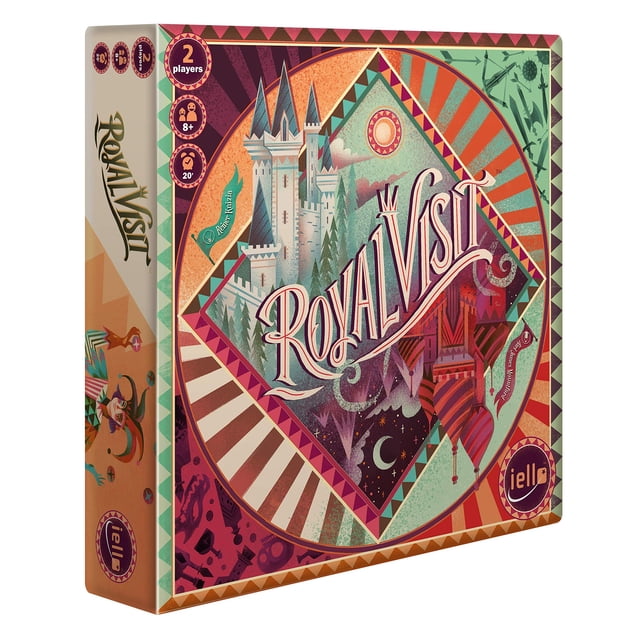 Juego de mesa IELLO Royal Visit Strategy para 2 jugadores o más de 8 años