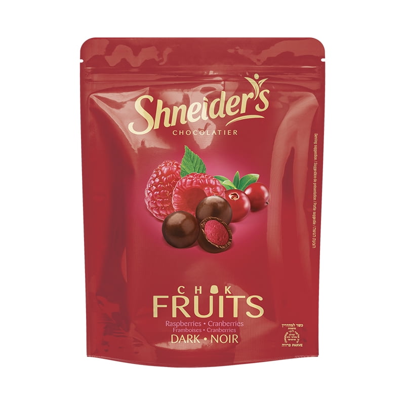 Dark Choc Fruits Raspberries, Shneider's Dark Choc Fruits Raspberries