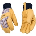 thumbnail image 2 of Kinco Men's Outdoor Knit Wrist Work Gloves - Insulated - 1 Pair, Yellow, Medium, 2 of 8
