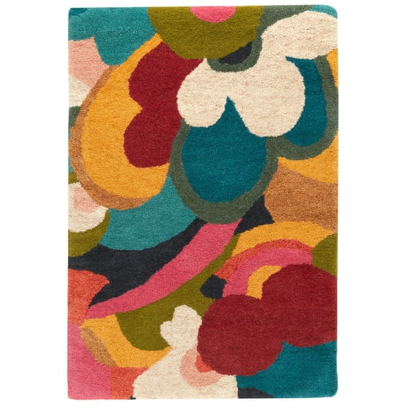 Dash & Albert Field of Dreams Hand Tufted Wool Rug, 5' x 8', Multi
