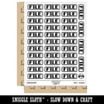 thumbnail image 2 of File Double Border Sticker Set - White - Matte Finish - 1.5" Small, 2 of 7