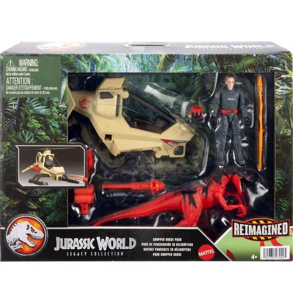 Jurassic Legacy Collection Reimagined Chopper Chase Pack