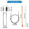thumbnail image 4 of Neasyth 7 Pack Drain Snake Hair Removal Tool, Flexible Drain Clog Remover for Shower Kitchen Sink Bath Tub Bathroom, 4 of 8