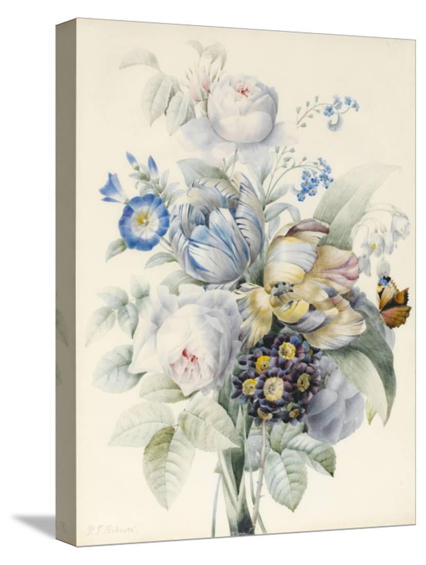 SET of Floral Art Prints FRAME READY Redoute Bouquets 11x14 NEW Flower Print 6