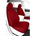 thumbnail image 2 of CalTrend Front Buckets Faux Leather Seat Covers for 2011-2015 Nissan Titan - NS273-02LX Red Insert and Trim, 2 of 3