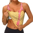 thumbnail image 4 of Xecao for Sports Bra with Removable Pads, Crop Tank Top Design, Women's Longline Sports Bra - Non-Wired - XX-Large, 4 of 9