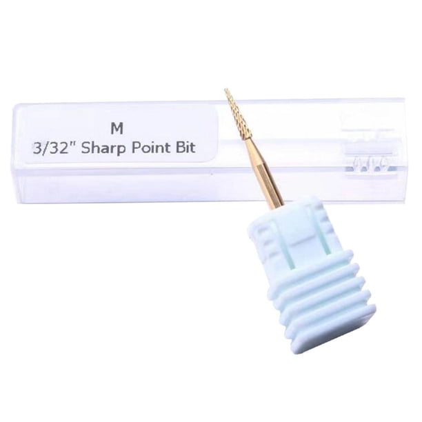 Resistente Diamante 3/32 '' Broca para Uñas Brocas de Lijado para Pulido de Manicura Acrílica - 03 Yinane Broca de diamante para uñas