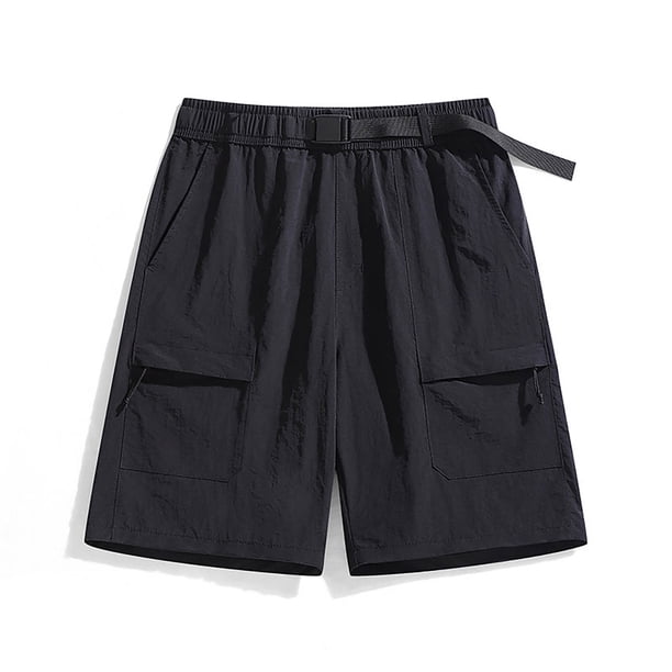 pstuiky Pantalones cortos para hombre, Pantalones cortos informales para hombre, para uso diario, para playa, trabajo y actividades al aire libre, transpirables. Pantalones cortos de baloncesto
