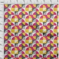 thumbnail image 4 of oneOone Cotton Cambric Fuschia Pink Fabric Geometric Dress Material Fabric Print Fabric By The Yard 42 Inch Wide, 4 of 4