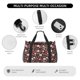 thumbnail image 4 of Fotbe To The Best Mom Bolsa de Viaje con Estampado, Bolsa de Fin de Semana para Mujer con Compartimento para Zapatos, Bolsa de Gimnasio con Bolsillo Húmedo, 4 of 7
