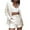 White, variant on Meichang Blazer Sets Women 2 Piece Outfits Lapel Solid Suit Sets Short Pants Long Sleeve Open Front Office Outfits with Belt