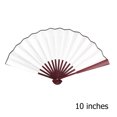 thumbnail image 2 of Masteelf 2 8 Inch Fabric Handheld Folding Fans Chinese Style Fabric Folding Handheld Folded Dance Fans Blank DIY Fans for Wedding Gift Party Favors, 2 of 10