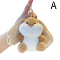 thumbnail image 4 of Retractable Long Eared Tufted Rabbit Figurine, Cartoon Rabbit Figurine, Tufted Rabbit Toy, 4 of 8