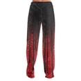 thumbnail image 6 of Fabrcox Womens Fleece Pajama Pants Halloween Pumpkin Print Women's Sleep Pants Fall Winter Warm Plush Thermal Comfy Lounge Pants for Women Red M, 6 of 6