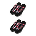 thumbnail image 4 of Baohd Japanese Clogs Slippers Geta Sandals Flops for Men Women Stylish and Comfortable Black Round Size 40 2Set, 4 of 6