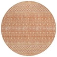 thumbnail image 2 of Addison Rugs Chantille Indoor/Outdoor Transitional Boho Salmon Washable Round Rug, 8' x 8', 2 of 6