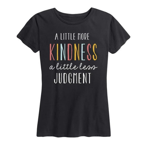 Solid Light - More Kindness Less Judgment - Women's Short Sleeve Graphic T-Shirt