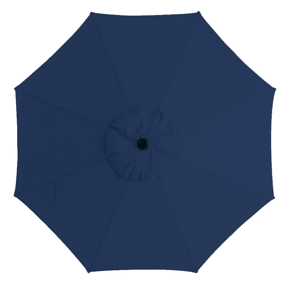 Cabana Life 7.5 ft Blue Octagon Tilting Patio Umbrella, Adjustable Tilt