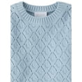 thumbnail image 2 of The Children's Place Girls Long Sleeve Scalloped Crochet Sweater, Sizes XS-XXL, 2 of 4