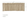 thumbnail image 2 of VHC Brands Sawyer Mill Charcoal Valance Curtain Cozy Farmhouse Country Cotton Striped Kitchen Drapes 16x60, 2 of 8