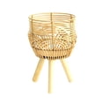 thumbnail image 1 of Soporte de Flores de Ratán de Imitación de Maceta Tejida Contenedor de Maceta Soporte de Cesta de Suelo de Flores para Oficina en Casa ANGGREK  Otros, 1 of 8